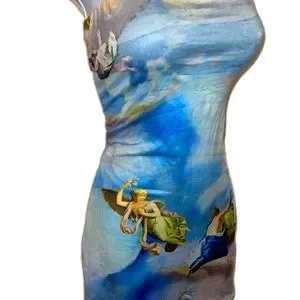 Fashion Nova | Other | Fashion Nova Blessing Your Timeline Angel Romper  Bluecombo Size Xl | Poshmark